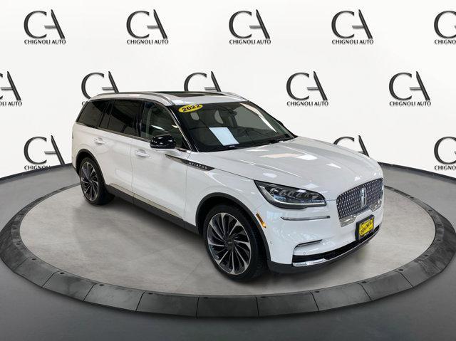 used 2022 Lincoln Aviator car, priced at $48,000