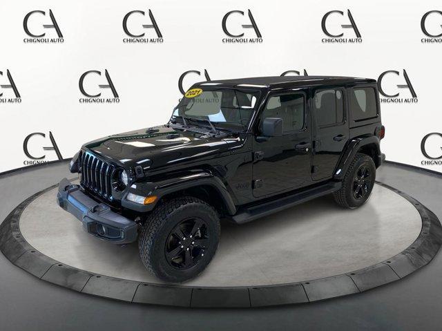 used 2021 Jeep Wrangler Unlimited car, priced at $37,000