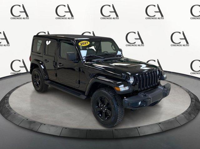 used 2021 Jeep Wrangler Unlimited car, priced at $37,000