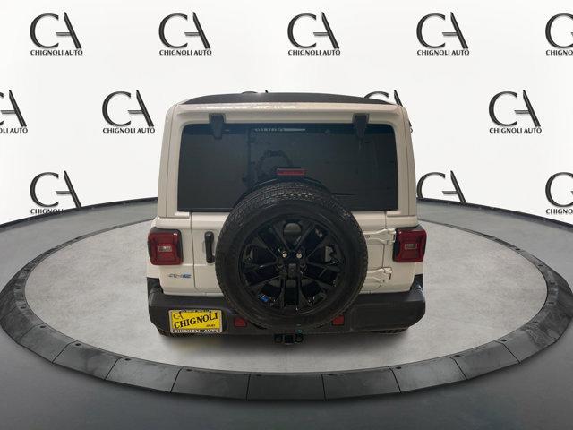 used 2022 Jeep Wrangler Unlimited 4xe car, priced at $36,500