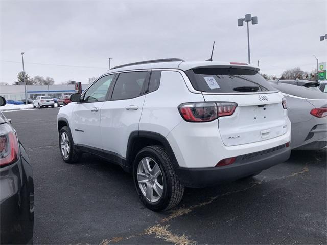 used 2022 Jeep Compass car, priced at $22,629