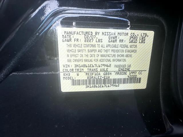 used 2007 Nissan Sentra car, priced at $4,995