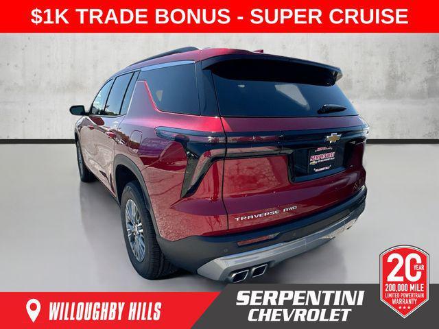 new 2025 Chevrolet Traverse car, priced at $47,628