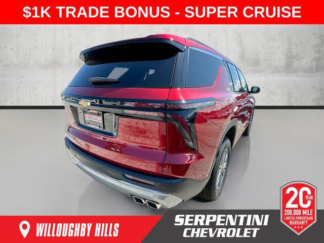 new 2025 Chevrolet Traverse car, priced at $47,628