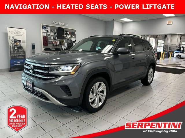 used 2021 Volkswagen Atlas car, priced at $22,596