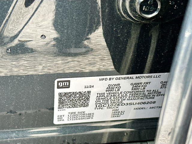 new 2025 Chevrolet Silverado EV car, priced at $67,005