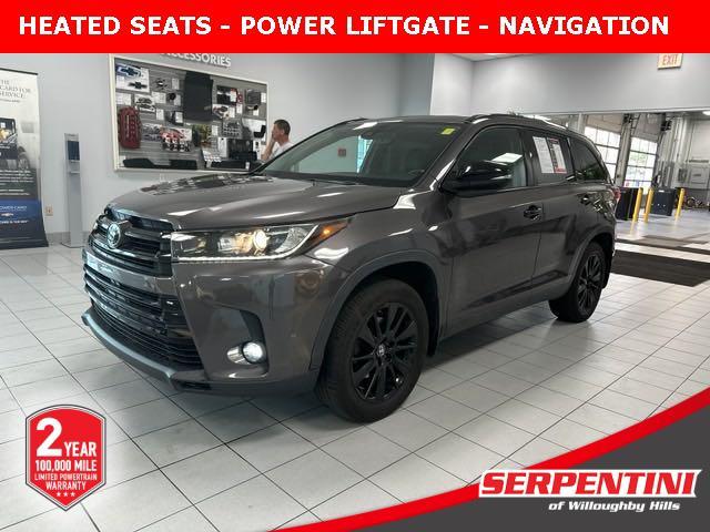 used 2019 Toyota Highlander car, priced at $26,498