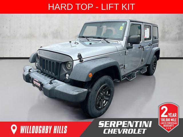 used 2018 Jeep Wrangler JK Unlimited car, priced at $18,683