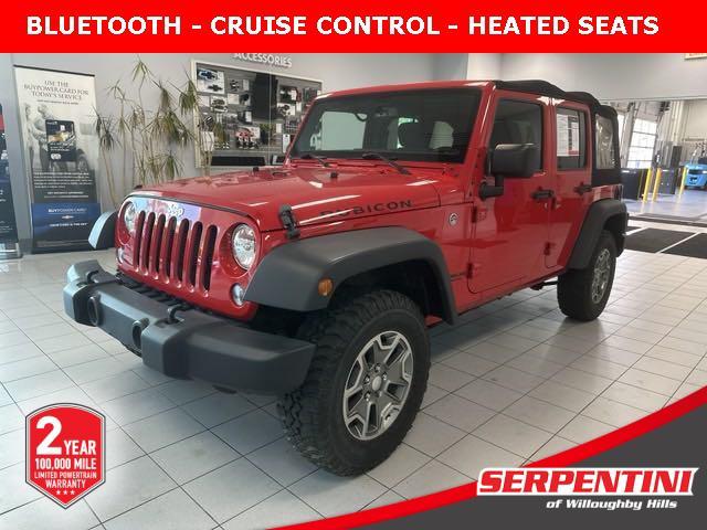 used 2017 Jeep Wrangler Unlimited car, priced at $25,392