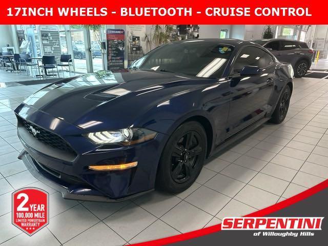 used 2018 Ford Mustang car, priced at $18,698