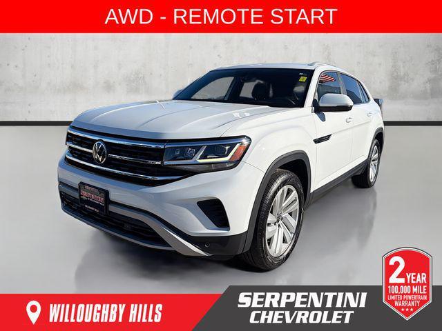 used 2021 Volkswagen Atlas Cross Sport car, priced at $23,996