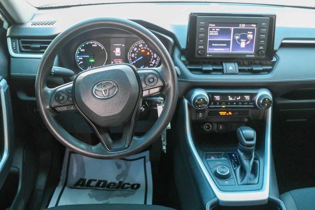 used 2021 Toyota RAV4 Hybrid car, priced at $25,000