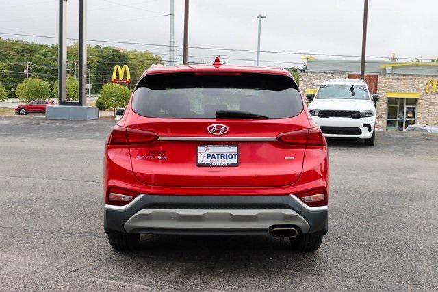 used 2020 Hyundai Santa Fe car, priced at $19,000