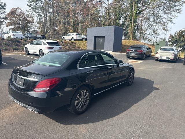 used 2017 Mercedes-Benz C-Class car, priced at $15,000