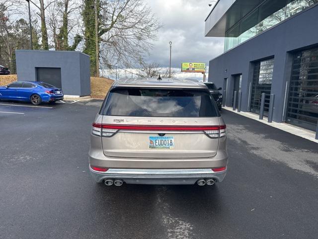 used 2021 Lincoln Aviator car, priced at $34,000