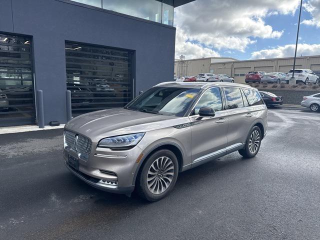 used 2021 Lincoln Aviator car, priced at $34,000