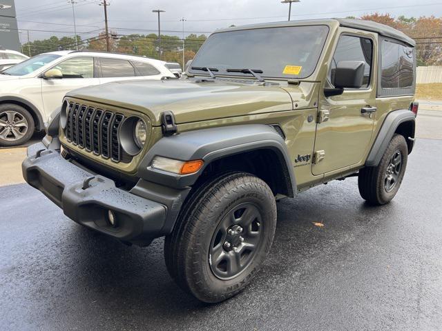 used 2025 Jeep Wrangler car, priced at $32,000