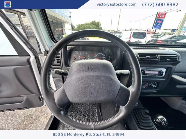 used 2002 Jeep Wrangler car, priced at $13,500