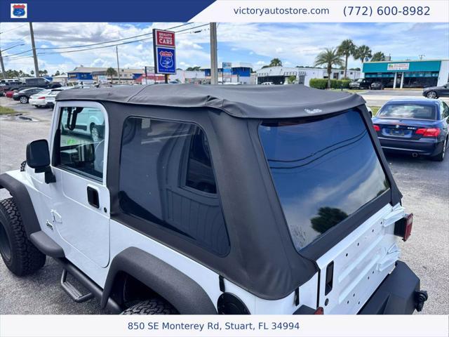 used 2002 Jeep Wrangler car, priced at $13,500