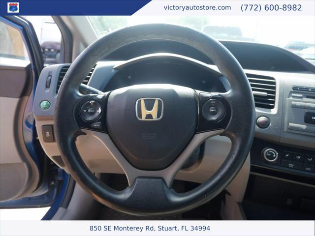 used 2012 Honda Civic car, priced at $6,950