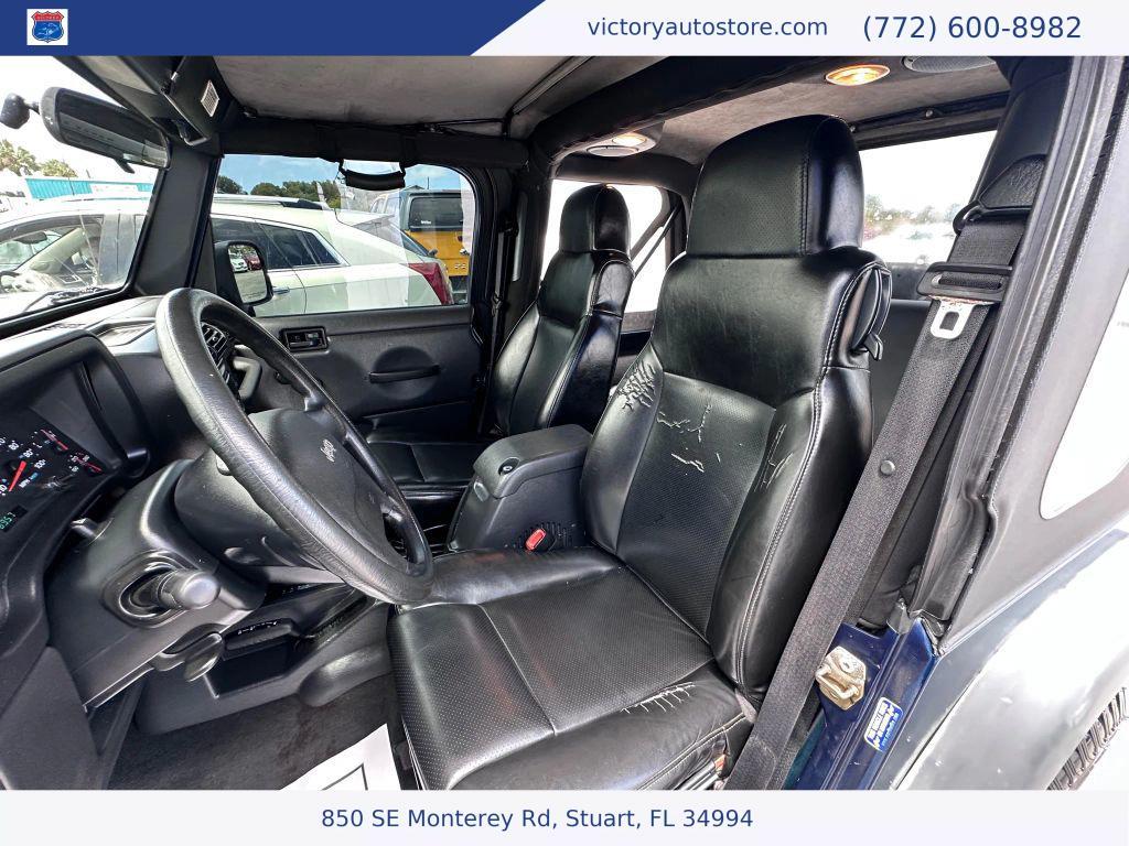 used 2005 Jeep Wrangler car, priced at $12,500