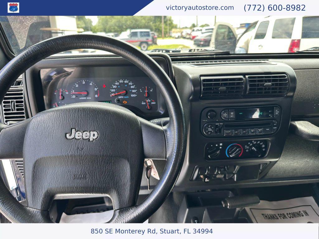 used 2005 Jeep Wrangler car, priced at $12,500