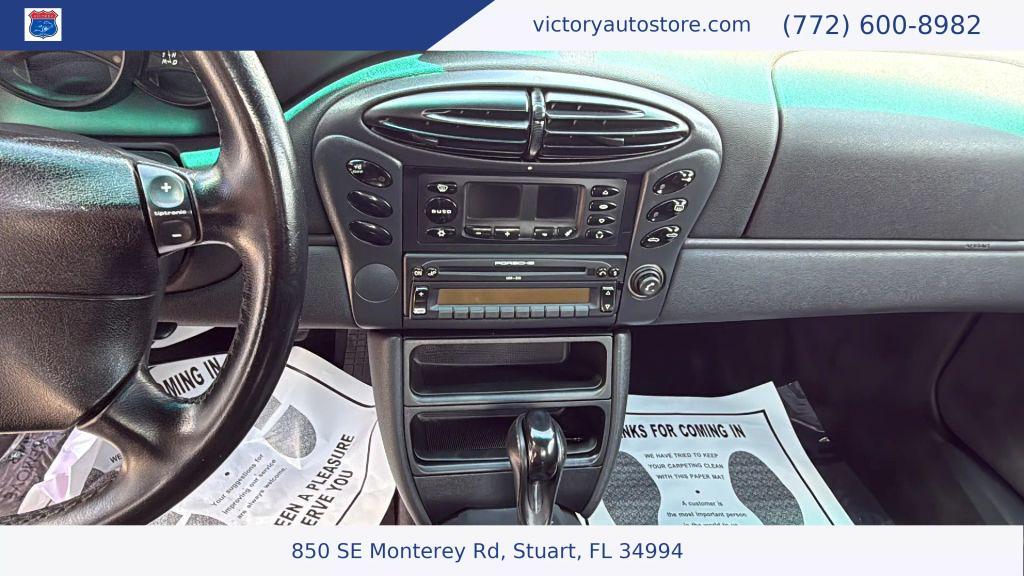 used 1999 Porsche Boxster car, priced at $9,950