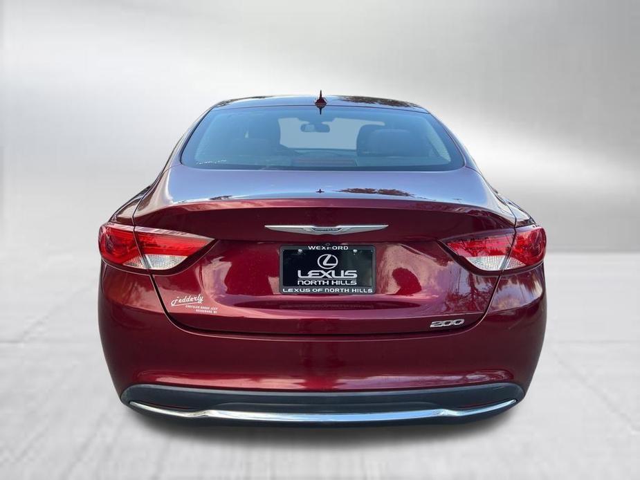 used 2015 Chrysler 200 car, priced at $12,500