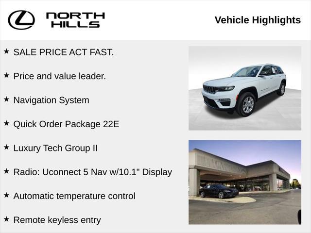 used 2023 Jeep Grand Cherokee car, priced at $27,540