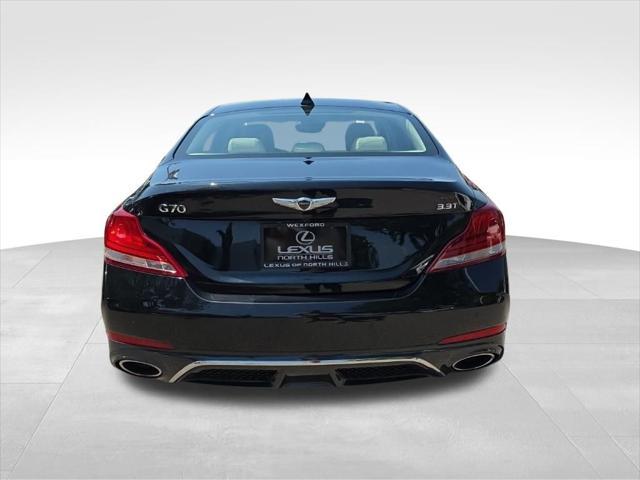 used 2020 Genesis G70 car, priced at $25,500