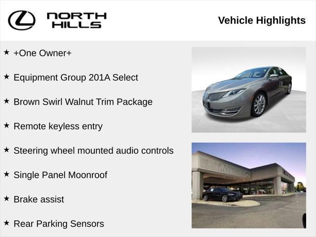 used 2015 Lincoln MKZ Hybrid car, priced at $13,450