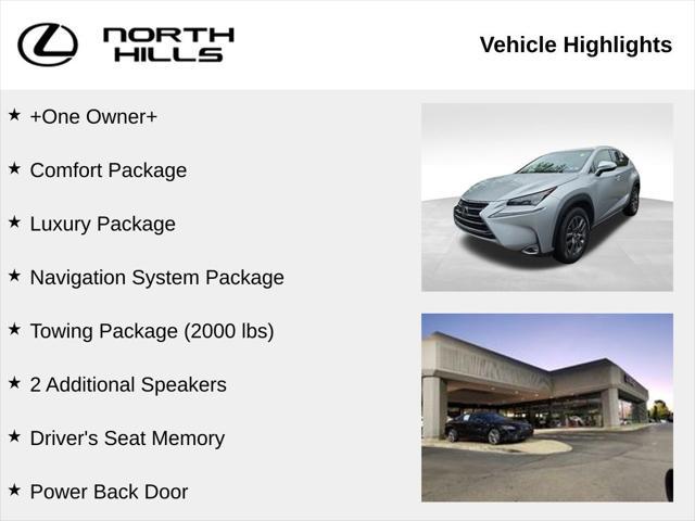 used 2015 Lexus NX 200t car, priced at $20,750