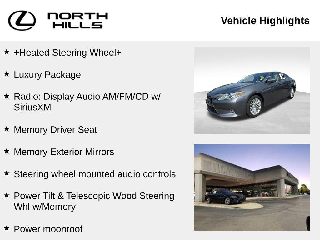 used 2015 Lexus ES 350 car, priced at $19,750