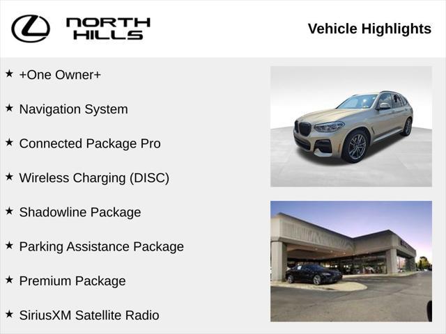 used 2021 BMW X3 car, priced at $39,875
