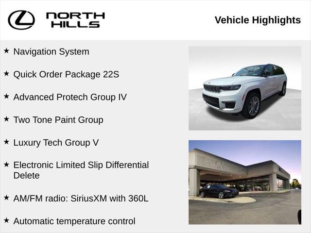 used 2022 Jeep Grand Cherokee L car, priced at $38,750