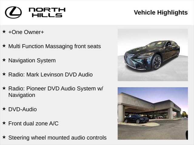 used 2018 Lexus LS 500 car, priced at $49,989