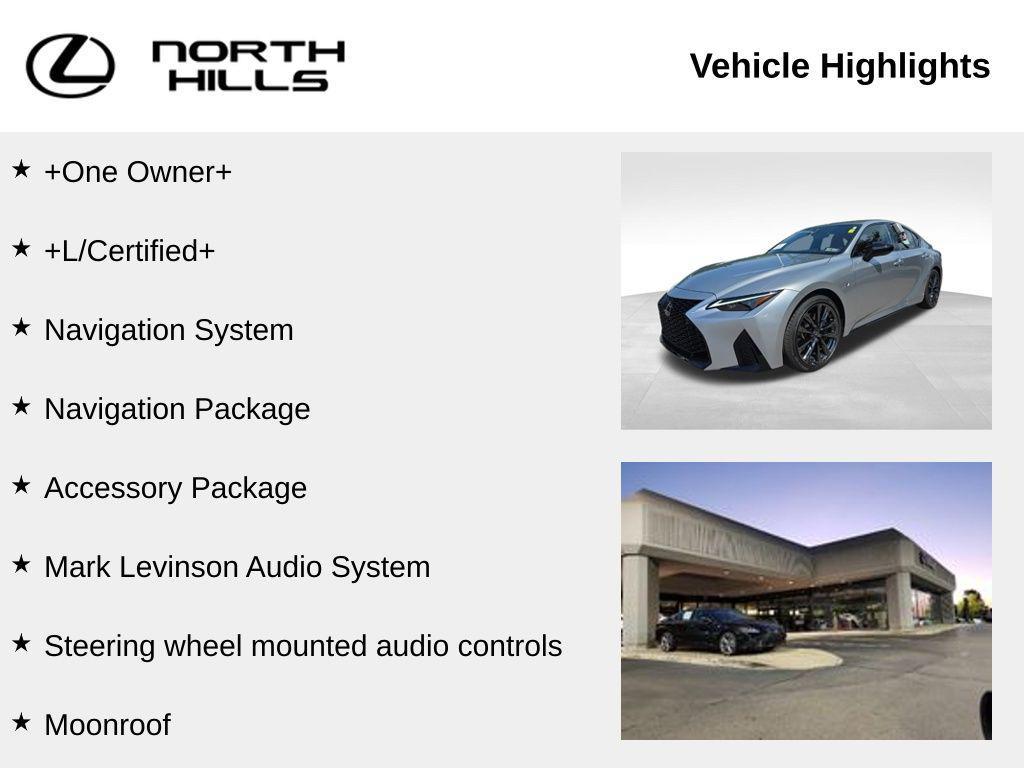 used 2025 Lexus IS 350 car, priced at $50,901
