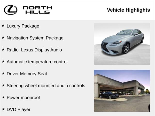used 2015 Lexus IS 350 car, priced at $17,700