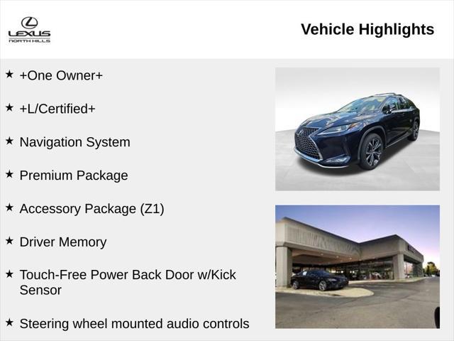 used 2022 Lexus RX 350L car, priced at $44,985
