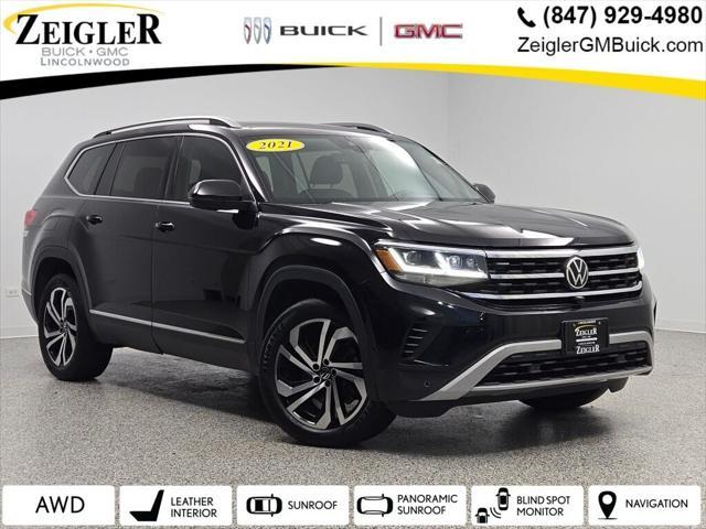 used 2021 Volkswagen Atlas car, priced at $27,990