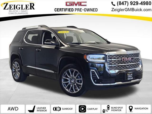 used 2022 GMC Acadia car, priced at $34,085