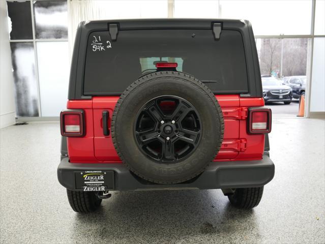 used 2021 Jeep Wrangler Unlimited car, priced at $27,903
