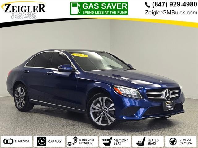 used 2021 Mercedes-Benz C-Class car, priced at $25,680