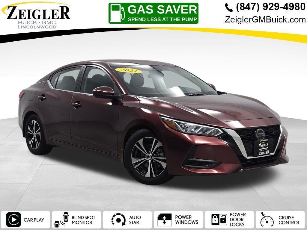 used 2021 Nissan Sentra car, priced at $12,500