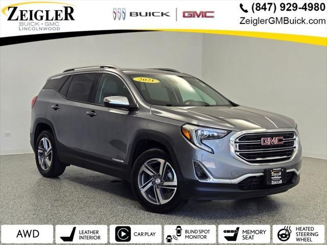 used 2021 GMC Terrain car, priced at $24,224