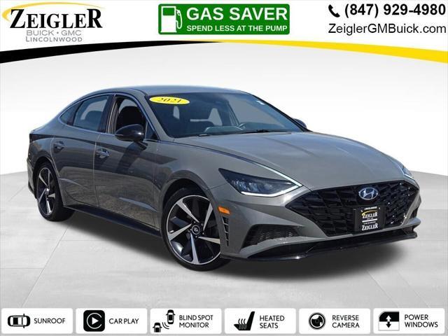 used 2021 Hyundai Sonata car, priced at $19,863