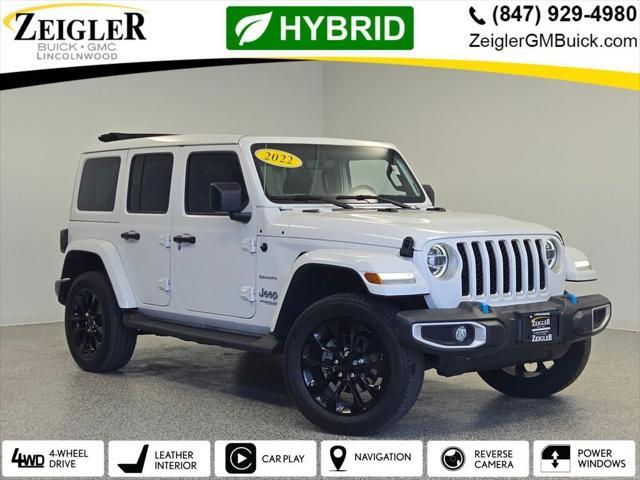 used 2022 Jeep Wrangler Unlimited 4xe car, priced at $30,993