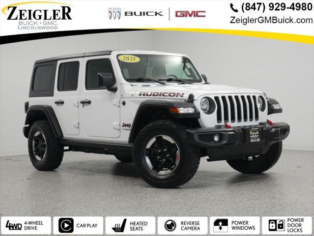 used 2021 Jeep Wrangler Unlimited car, priced at $38,114
