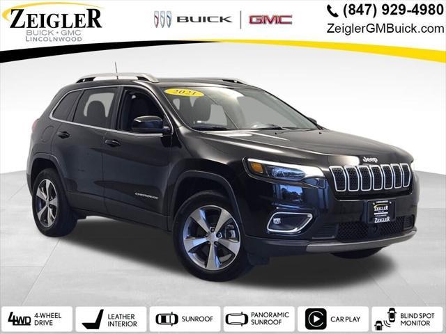used 2021 Jeep Cherokee car, priced at $21,969