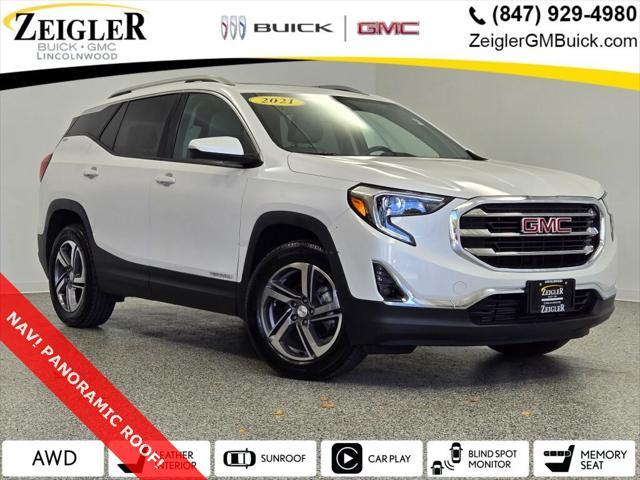 used 2021 GMC Terrain car, priced at $21,990